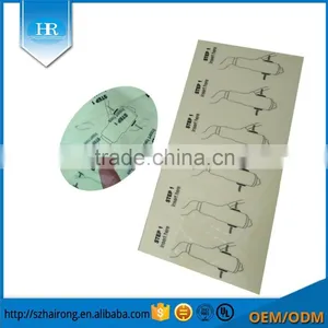 High Quality Strong Adhesive Transparent Vinyl Sticker With Film Cover thumbnail-2
