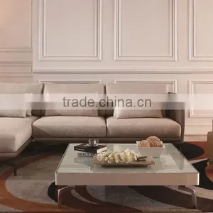 2015 Modern Design High Fashion Home Sofa Top Grain Leather Furniture Living Room MS1210 thumbnail-1