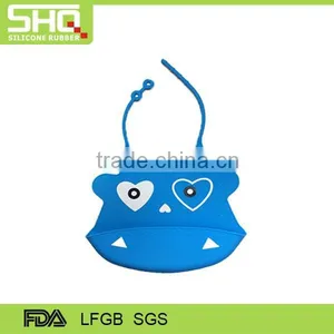 FDA Food Grade Silicone Bib for Kids for Baby Care Bibs thumbnail-5