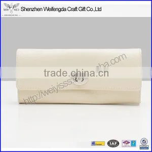 Exquisite Fashion Milk PU Leather Jewelry Organizer Roll thumbnail-2