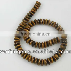 Gemstone Tigereyes Rondelle Beads for Jewelry thumbnail-1