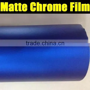 New Styling 1.52x20m Auto Sticker Vinyl Decal Rolls Matte Chrome Red/Blue Vinyl Film thumbnail-4