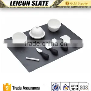 Black Good Quality Food Slate Plate for Resturante thumbnail-2