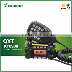 Tri-band Mobile Radio 25W QYT Vehicle Mounted KT-8900 25W Transceiver thumbnail-1
