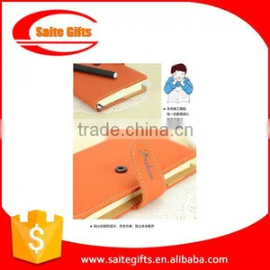 Leather Cover Notebook With Round Corners thumbnail-1