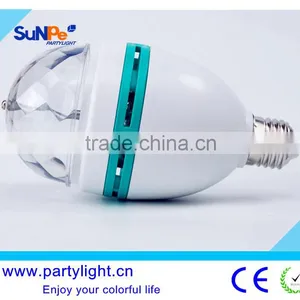 Low Price Factory Party Disco DJ Bar Decoration RGB Crystal Magic Ball Stage Lights Led Rotating Bulb Lamp Quality Choice thumbnail-6