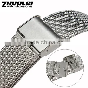 Milanese Classic Buckle Stainless Steel Watchband 16mm 18mm 20mm 22mm 24mm thumbnail-1