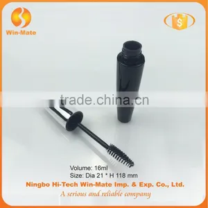 2015 New Silver & Black Flat High Quality Plastic Container for Mascara thumbnail-4