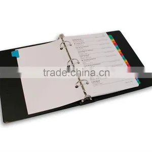 a4 Size Kraft Paper Blank Notebook Cover Promotional Notebook With Colored Dividers thumbnail-1