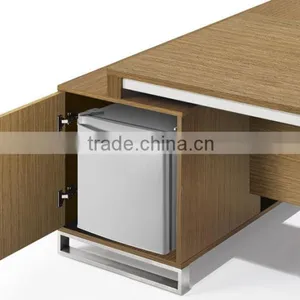 DT-14 High End Stainless Steel Base Office Table Modern Design MDF Executive Table thumbnail-5