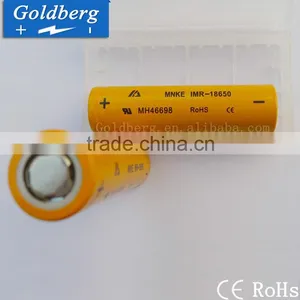Goldberg 18650 High Drain 30amp 1600MAH Real Capacity Original Mnke 18650 Flashlight Battery With Cheap Price thumbnail-4
