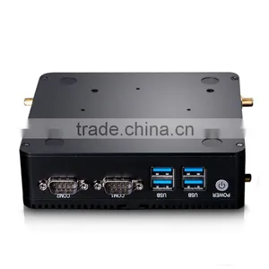 Pentium 3805U MINI PC Dual Lan 2G RAM 64G SSD Haswell Barebone Computer With VGA,Support Msata +2.5inch Hdd MINI PC SSD thumbnail-4