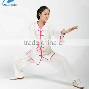 2016 Latest Cotton & Silk Tai Chi Uniforms Womens Girls Wushu Suit Daily Exercise Clothes thumbnail-1