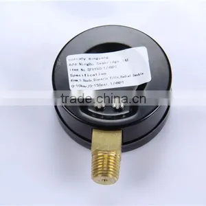 New Style Products China Easy to Read 0-600 Bar High Quality Vaccum Pressure Gauge thumbnail-2