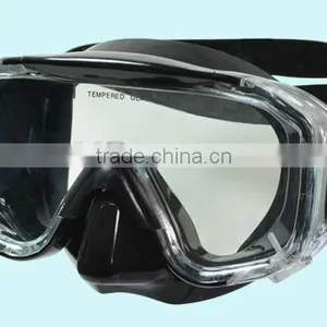 China Silicone Tempered Glass Full Face Diving Mask For Sale thumbnail-3