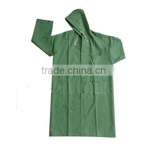PVC/Polyester Long Raincoat for Industry thumbnail-1
