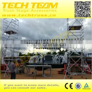 Aluminum Tower Scaffold , All-round Scaffolding System thumbnail-1