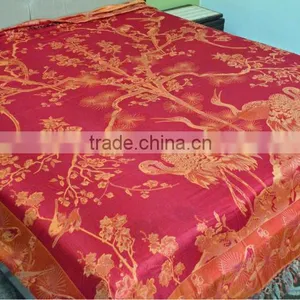 Luxurious Indian Silk Bedcovers thumbnail-1