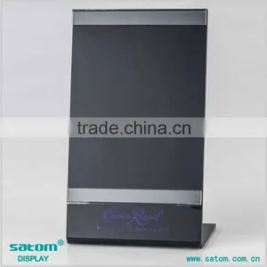 High Quality Desktop Acrylic Display Stands With Document Folder thumbnail-1