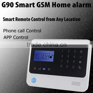 Diy Home Security Alarm System Package With Curtain PIR Sensor and Glass Break Sensor for Option thumbnail-1