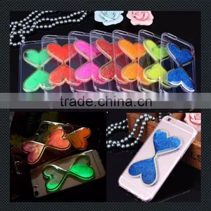 Soft TPU Material Phone Case for Iphone 6 6S in 3D Heart-shaped Mystery Quicksand Design thumbnail-6