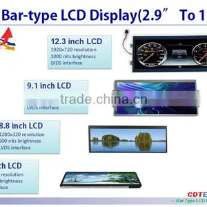 Promotional 10.2'' 1920*720 LCD Display, Ultre Temperature TFT LCD Module thumbnail-1