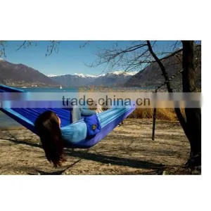 Custom Outdoor Folding Hammock With Canopy, Dries Quickly Outdoor Hanging Bed, Parachute Fabric Hammock thumbnail-2