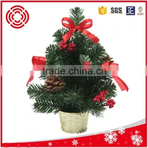 30cm Small Mini Pvc Decorative Christmas Tree thumbnail-1