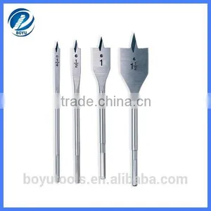 Industry Quality Bright Finish Flat Wood Bit thumbnail-1