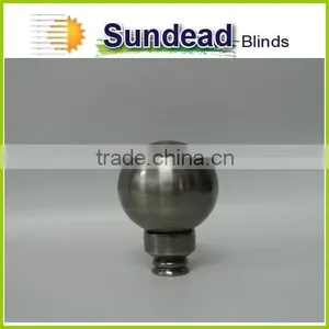 Stainless Steel Curtain Rod Accessories Curtain Wholesale Curtain for Home Decor With Different Curtain Finial Looking thumbnail-1