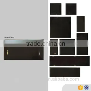 Good Quality 75x150mm Bevel Edge Black Ceramic Tiles, Kitchen Wall Tile,living Room Indoor Tile Made in China thumbnail-1