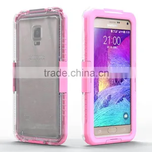 Waterproof Sealed Underwater Diving Clear Case Cover For Samsung Galaxy Note 4 thumbnail-6