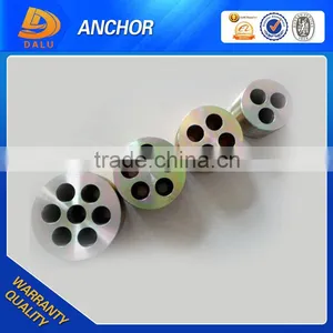 Pre Stressed Concrete Steel Strands Multi Holes Round Wedge Anchors thumbnail-5