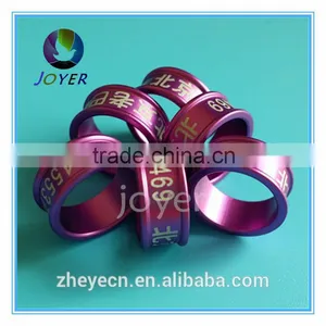 2016 Year 16colors 8mm Aluminium Ring for Pigeon Can Put Picture on the Ring Racer Homer Pigeons thumbnail-5