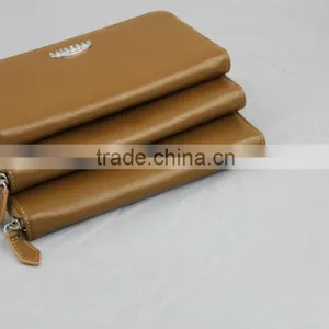 High Quality New Fashion Promition Genuine Leather Men's Wallet With Customized Logo thumbnail-4