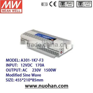 Mean Well 1500w Inverter/1500W Modified Sine Wave DC-AC Power Inverter/1500w Switching Power Supply thumbnail-1