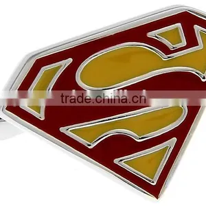 Red Colored Super Man Cufflink thumbnail-2