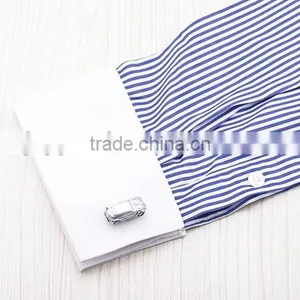 Classic Antique Silvertone Luxury Car Cufflinks thumbnail-3