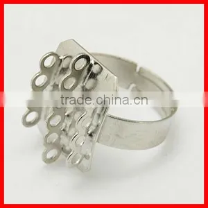 Brass Loop Ring Bases(KK-G092-N) thumbnail-1