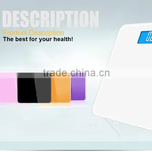 High Quality Glass Bathroom Scale Digital Scale Weighing Model for Human Body Weighing Electronic Scale Digital thumbnail-1