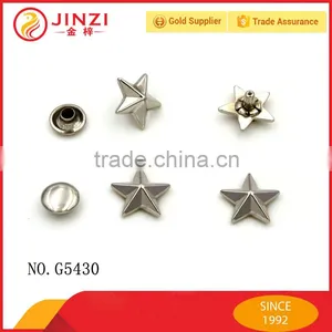 Wholesale Price Decorative Metal Star Rivets thumbnail-3
