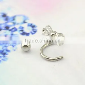 Lip Ring Labret Studs Flower Eyebrow Rings Helix Ear Piercing thumbnail-2