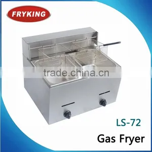 Table Top Stainless Steel Gas Fryer thumbnail-1