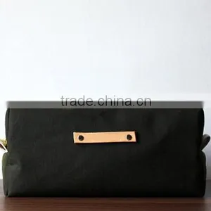 Custom High Quality Waxed Canvas Toiletry Bag Quality Choice Supplier's Choice thumbnail-3