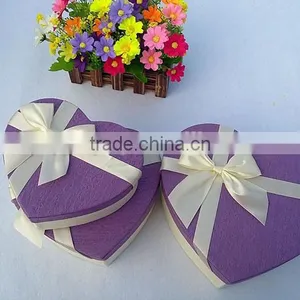 Design Lovely Art Paper Empty Heart Shape Widding Box Gift Box With Good Price thumbnail-1