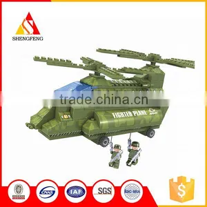 Factory Price Military Transport Helicopter Blocks Building Toy thumbnail-1