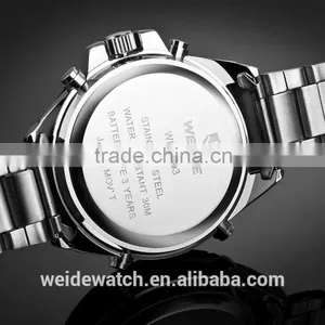 WEIDE Luxury Stainless Steel Back Quartz Quality Watches WH1103-2 thumbnail-4