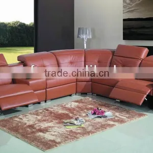 Germany Faux Leather Sectional Corner Sofa Modern thumbnail-2