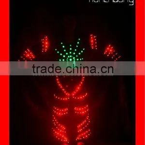 Wireless DMX512 LED Tron Costume Costume, LED Robot Costume thumbnail-4