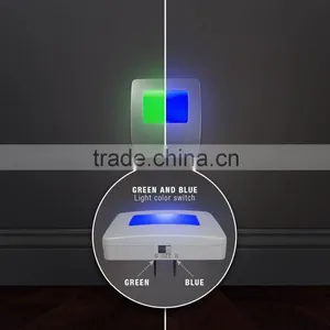 Plug-In LED Night Lights-Blue or Green Setting-ultra Slim thumbnail-2